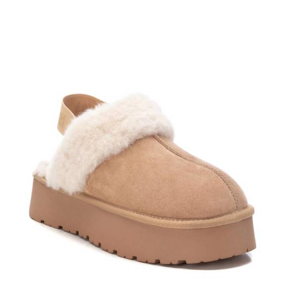 NEW XTI women's winter clogs in beige - Picture 2 of 5